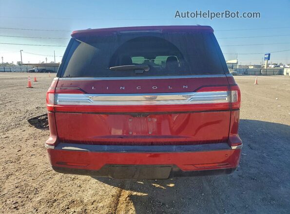 5LMJJ3HT1JEL05439 2018 LINCOLN NAVIGATOR Red Вид ззаду