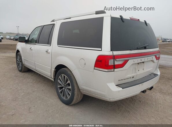 5LMJJ3HT5HEL12954 2017 LINCOLN NAVIGATOR L White Задня ліва чверть