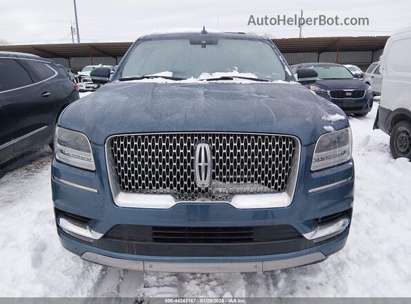 5LMJJ3HT8JEL03221 2018 LINCOLN NAVIGATOR L Синий Вид задней части салона