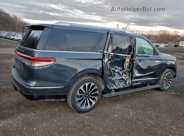5LMJJ3LG4REL02976 2024 LINCOLN NAVIGATOR Синий Задняя правая четверть