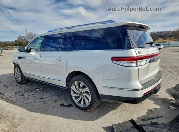 5LMJJ3LG9REL13682 2024 LINCOLN NAVIGATOR Белый Задняя левая четверть