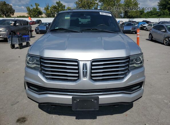 5LMJJ3LT2GEL04784 2016 LINCOLN NAVIGATOR Silver Вид спереду