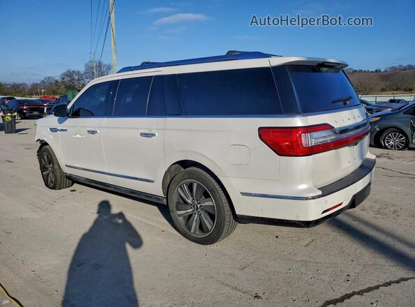5LMJJ3LT2KEL15227 2019 LINCOLN NAVIGATOR Белый Задняя левая четверть