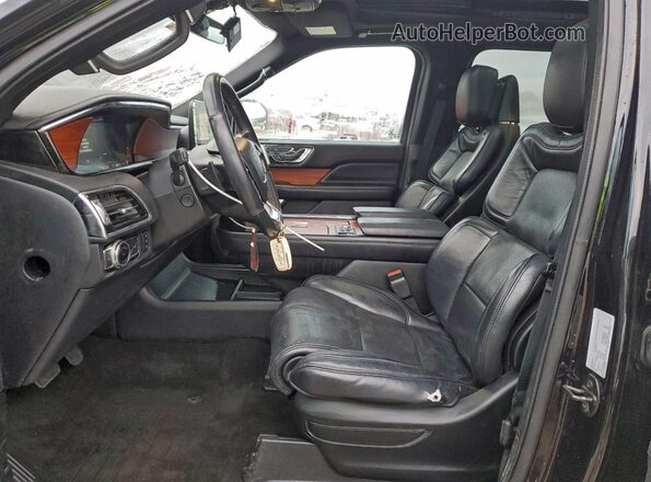 5LMJJ3LT6KEL06983 2019 LINCOLN NAVIGATOR Black Front interior view