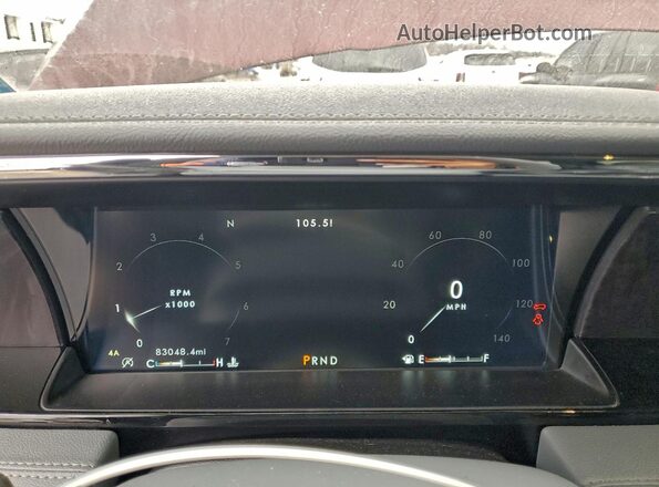 5LMJJ3LT7LEL02989 2020 LINCOLN NAVIGATOR Красный Вид щитка приборов