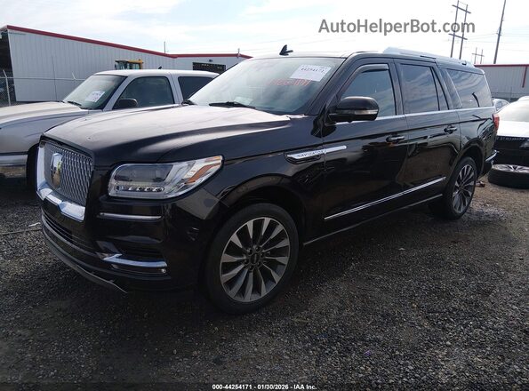 5LMJJ3LT7MEL09510 2021 LINCOLN NAVIGATOR Black Przód lewy