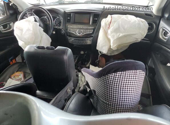 5N1AL0MM7GC520760 2016 INFINITI QX60 Silver Առջևի վահանակի տեսք