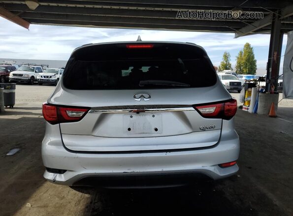 5N1AL0MM7GC520760 2016 INFINITI QX60 Silver Հետևի տեսք
