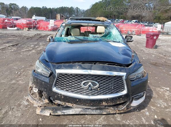 5N1AL0MN6GC507054 2016 INFINITI QX60 Black წინა პანელის ხედი