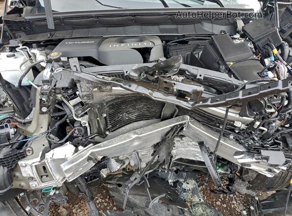5N1AL1ES0SC331122 2025 INFINITI QX60 Black Engine compartment view
