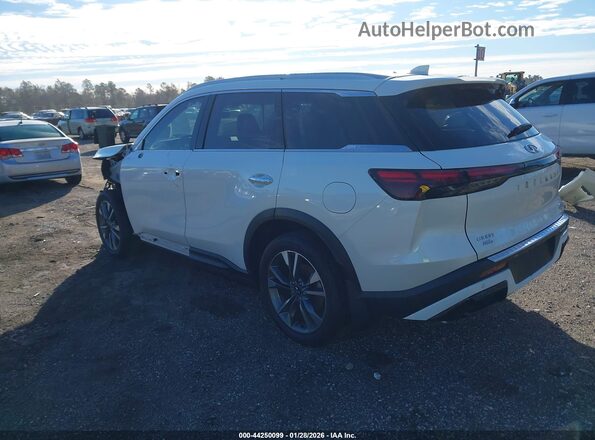 5N1AL1FS0SC333449 2025 INFINITI QX60 White Rear left