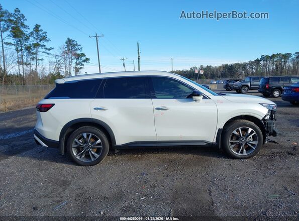 5N1AL1FS0SC333449 2025 INFINITI QX60 White Rear interior view