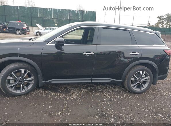 5N1AL1FS8SC351939 2025 INFINITI QX60 Black Widok wnętrza 360 stopni