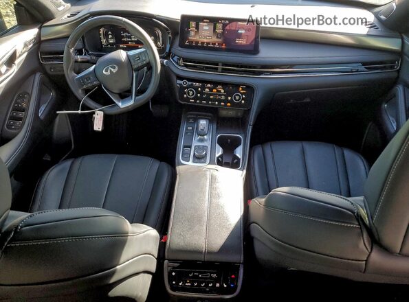 5N1AL1FSXSC359802 2025 INFINITI QX60 Black Vista del salpicadero