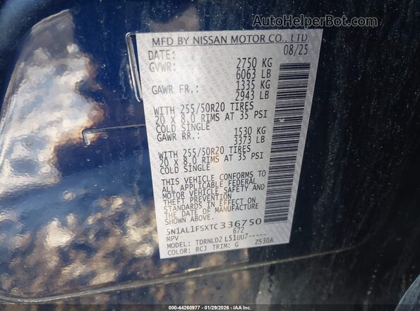 5N1AL1FSXTC336750 2026 INFINITI QX60 Blue Engine compartment view