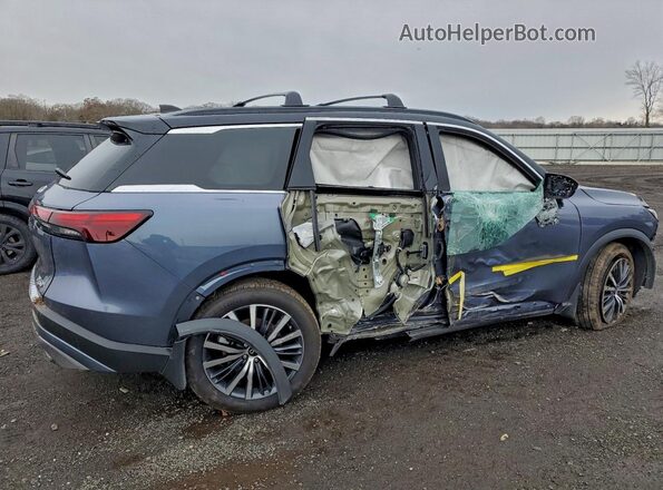 5N1AL1HU3SC345299 2025 INFINITI QX60 Blue Rear right