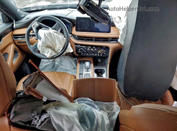 5N1AL1HU3SC345299 2025 INFINITI QX60 Blue Dashboard view