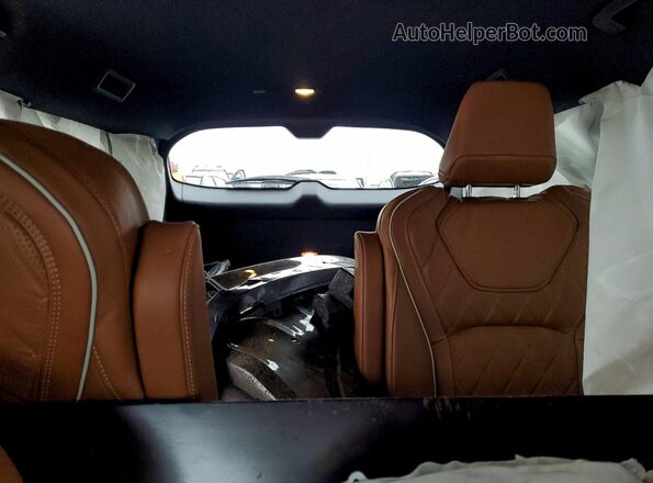 5N1AL1HU3SC345299 2025 INFINITI QX60 Blue Rear seats view