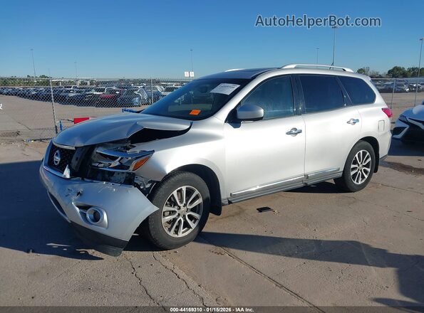 5N1AR2MM5GC667637 2016 NISSAN PATHFINDER Silver წინა მარცხენა ხედი სამი მეოთხედიდან
