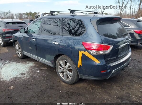 5N1AR2MM6GC643847 2016 NISSAN PATHFINDER Blue Trasero izquierdo