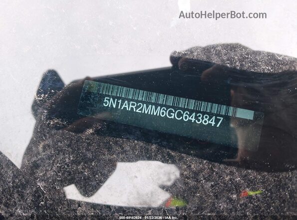 5N1AR2MM6GC643847 2016 NISSAN PATHFINDER Blue 