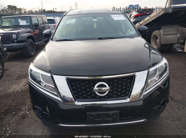 5N1AR2MMXGC645889 2016 NISSAN PATHFINDER Black ხელსაწყოთა პანელის ხედი