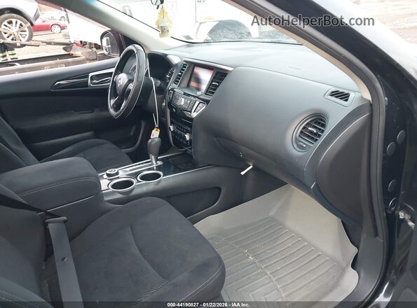 5N1AR2MMXGC645889 2016 NISSAN PATHFINDER Black წინა სალონის ხედი