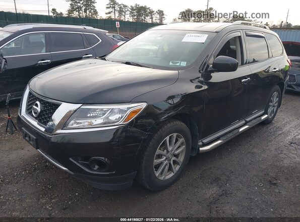 5N1AR2MMXGC645889 2016 NISSAN PATHFINDER Black წინა მარცხენა ხედი სამი მეოთხედიდან