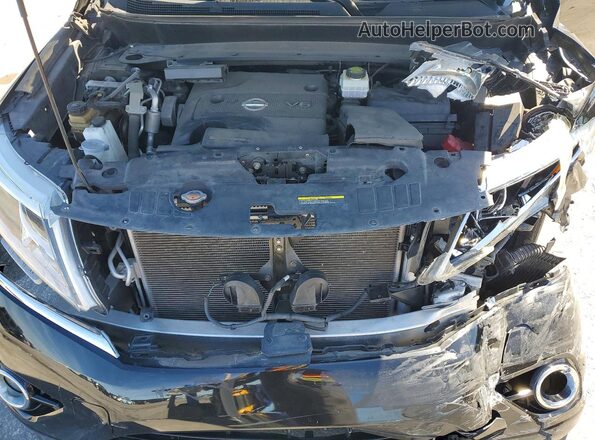 5N1AR2MN4GC608975 2016 NISSAN PATHFINDER Черный Вид подкапотного пространства