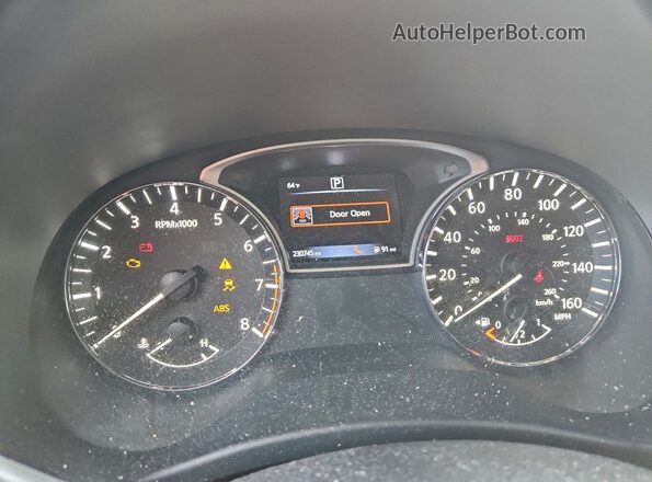 5N1AR2MN9GC610978 2016 NISSAN PATHFINDER Charcoal Instrument cluster view