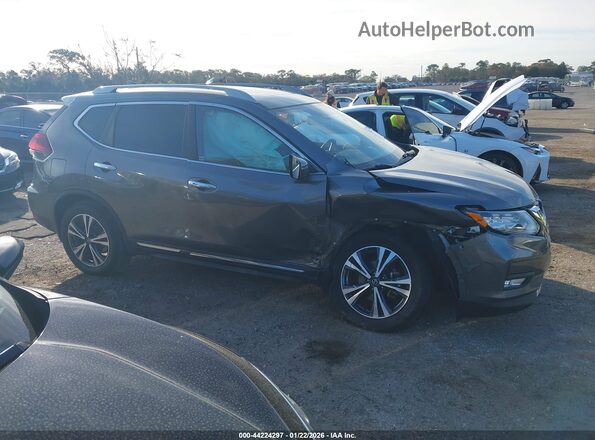 5N1AT2MT0JC852663 2018 NISSAN ROGUE Gray Սալոնի հետևի տեսք