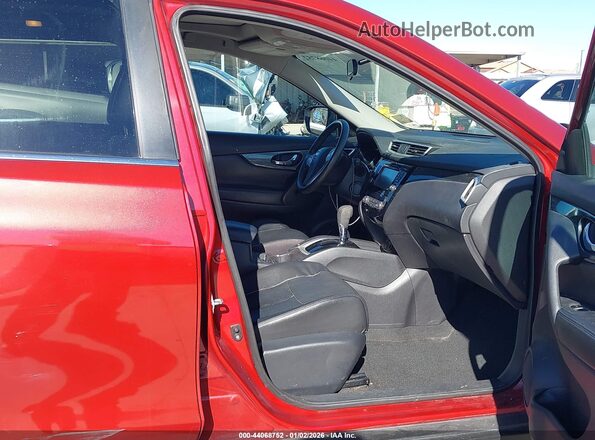 5N1AT2MV2GC759718 2016 NISSAN ROGUE Burgundy Widok wnętrza z przodu