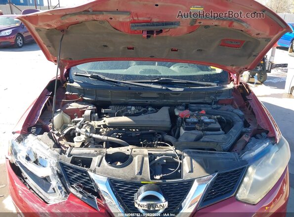 5N1AT2MV2GC759718 2016 NISSAN ROGUE Burgundy Widok z tyłu