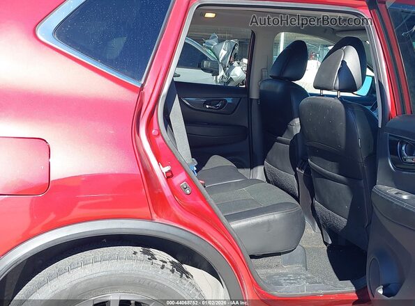 5N1AT2MV2GC759718 2016 NISSAN ROGUE Burgundy Widok naklejki z numerem VIN