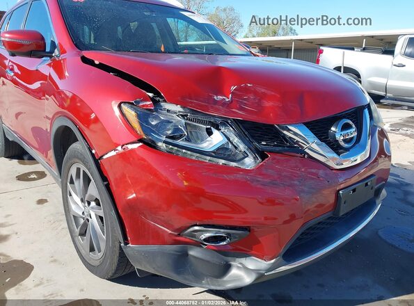 5N1AT2MV2GC759718 2016 NISSAN ROGUE Burgundy Widok z przodu