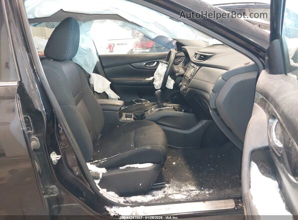 5N1AT2MV5HC826247 2017 NISSAN ROGUE Black Вид салону спереду