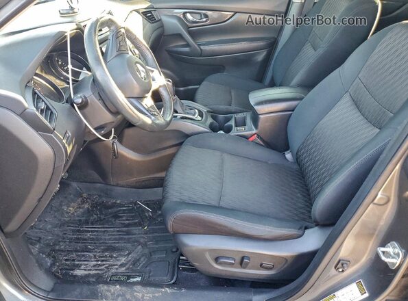 5N1AT2MVXJC725131 2018 NISSAN ROGUE Gray წინა სალონის ხედი