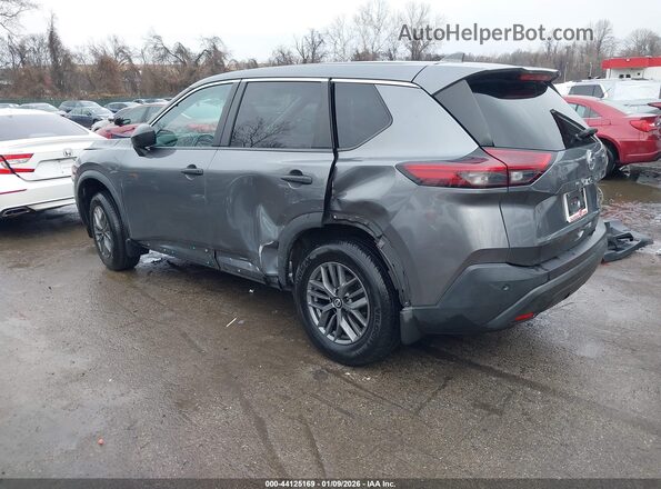5N1AT3AA0MC710634 2021 NISSAN ROGUE Серый Задняя левая четверть