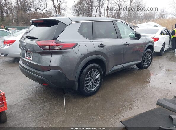 5N1AT3AA0MC710634 2021 NISSAN ROGUE Серый Задняя правая четверть