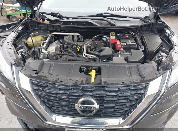 5N1AT3AA0MC710634 2021 NISSAN ROGUE Серый Вид сзади