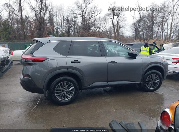 5N1AT3AA0MC710634 2021 NISSAN ROGUE Серый Панорамный вид салона 360°