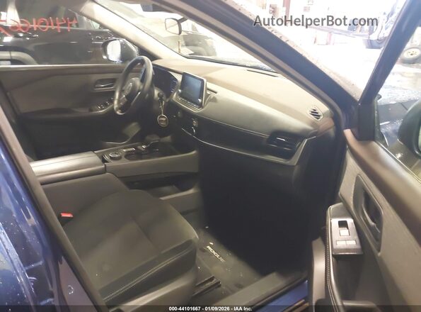 5N1AT3AB2MC813157 2021 NISSAN ROGUE Blue Вид салону спереду