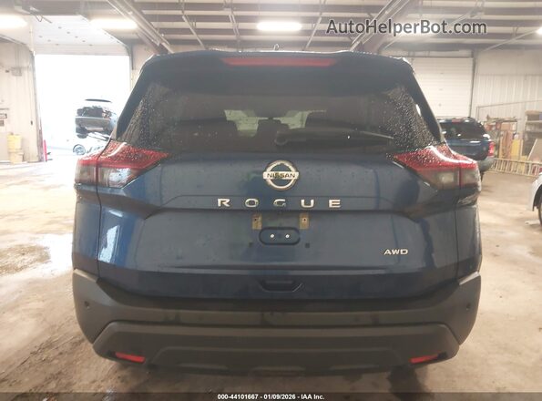 5N1AT3AB2MC813157 2021 NISSAN ROGUE Blue 
