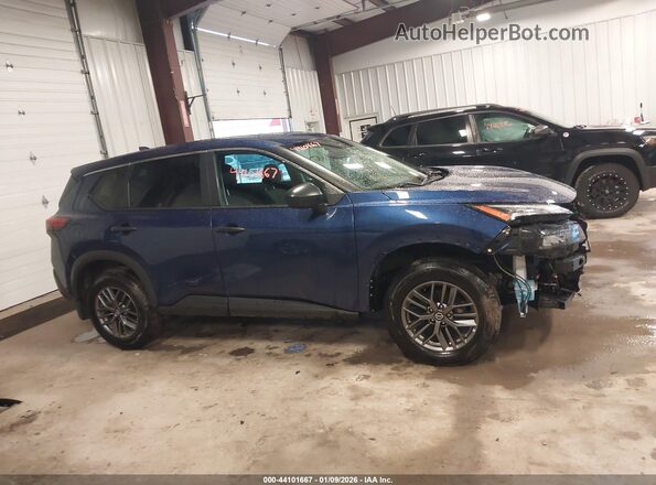5N1AT3AB2MC813157 2021 NISSAN ROGUE Blue Вид задньої частини салону