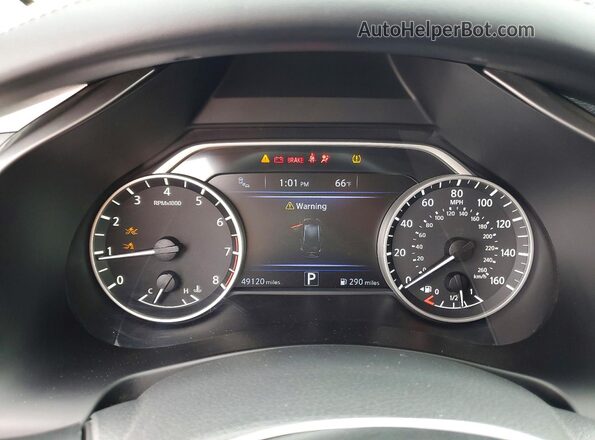 5N1AZ2BS2PC116213 2023 NISSAN MURANO Black Սարքավորումների վահանակի տեսք