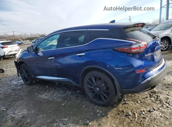 5N1AZ2CS1NC109183 2022 NISSAN MURANO Синий Задняя левая четверть