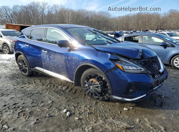 5N1AZ2CS1NC109183 2022 NISSAN MURANO Синий Передняя правая четверть