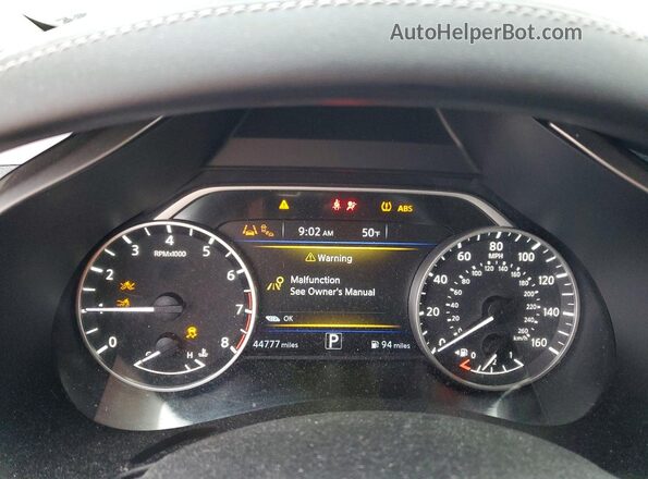 5N1AZ2CS5NC113642 2022 NISSAN MURANO Gray Instrument cluster view