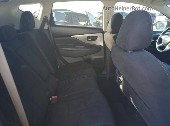 5N1AZ2MH0JN150261 2018 NISSAN MURANO Black უკანა სალონის ხედი