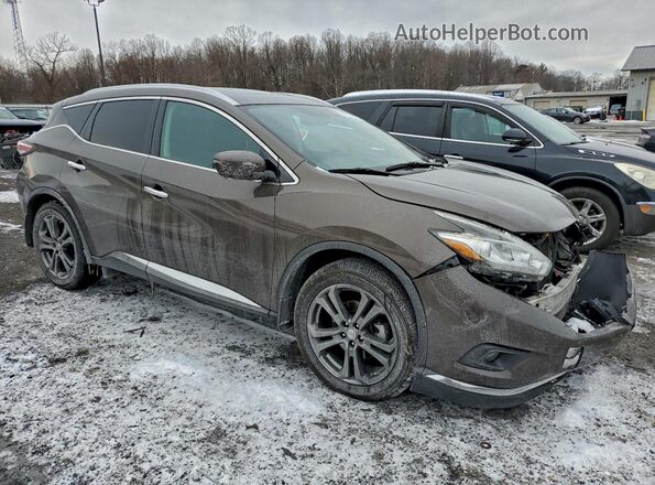 5N1AZ2MH2HN100424 2017 NISSAN MURANO Серебряный Передняя правая четверть